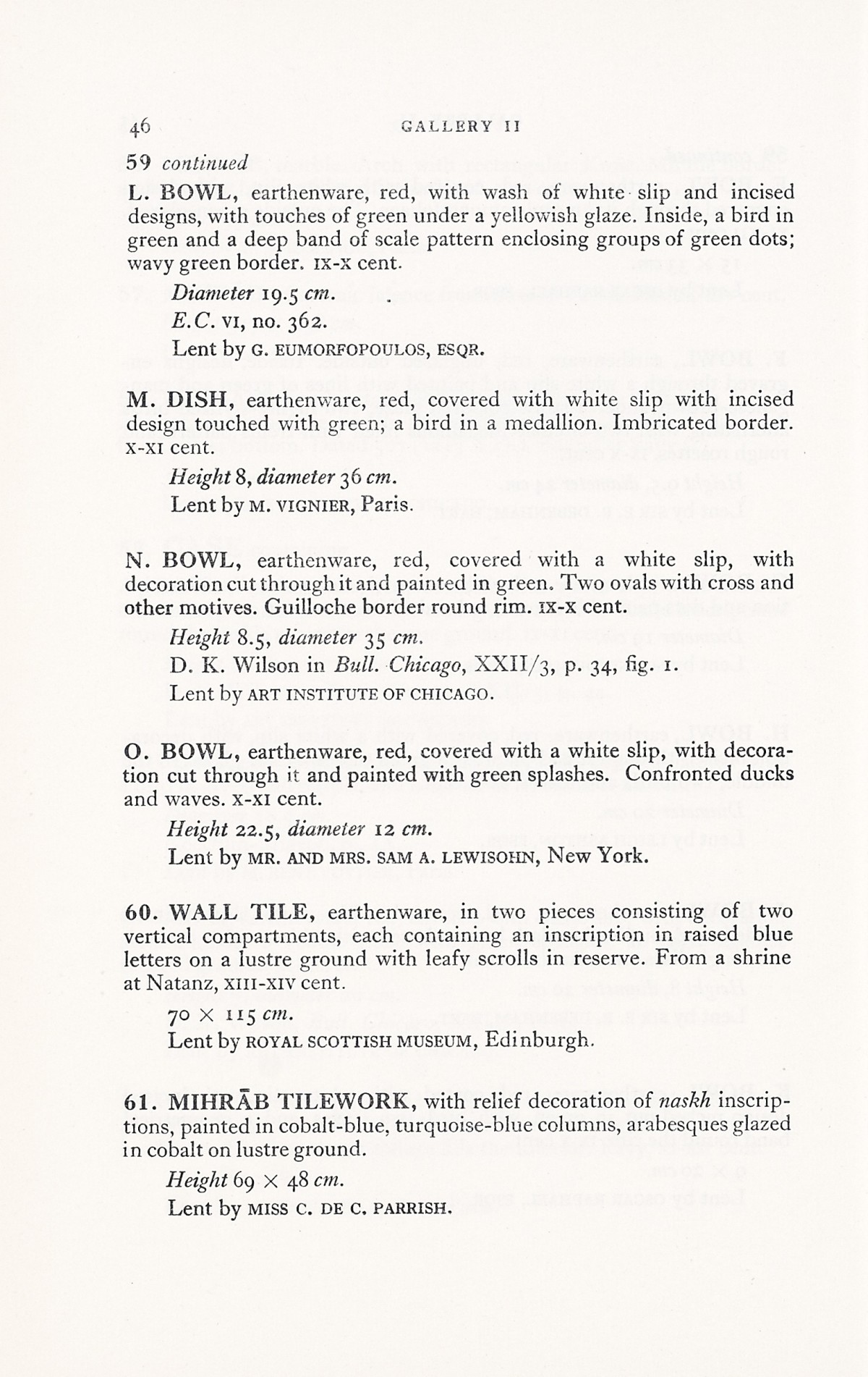 Page 74 of 1931 - International Exhibition of Persian Art