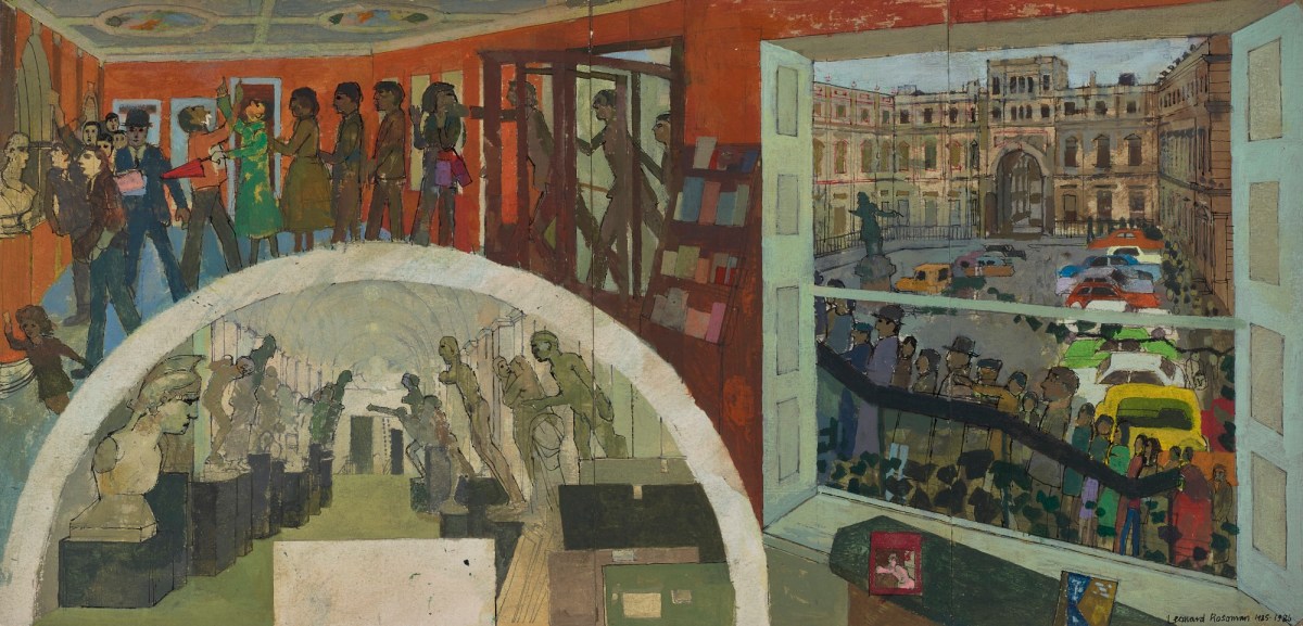 Leonard Rosoman RA, Study for &#39;Upstairs and Downstairs&#39;