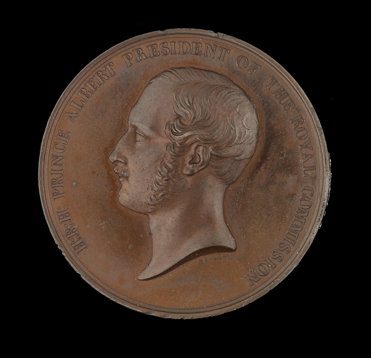 William Wyon RA, John Gibson R.A. commemorative medal (bronze)