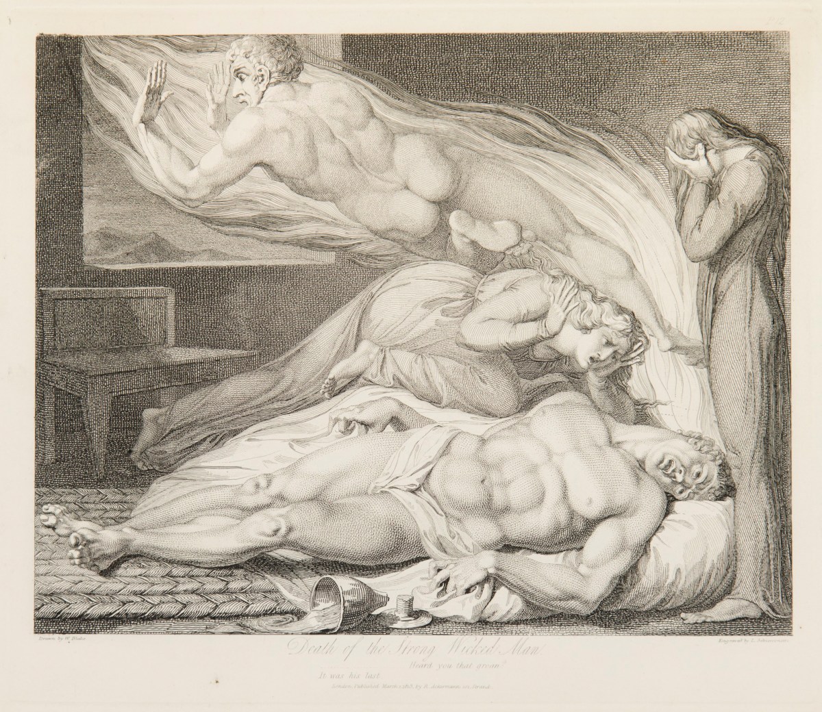 William Blake, Death of the Strong Wicked Man