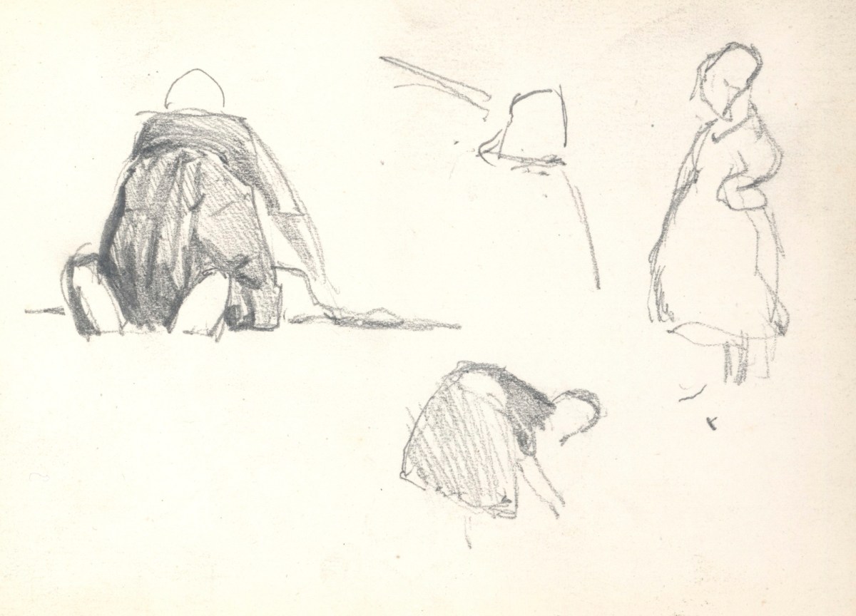 Sir George Clausen RA, Studies of Dutch women relating to 'A Dutch Village'