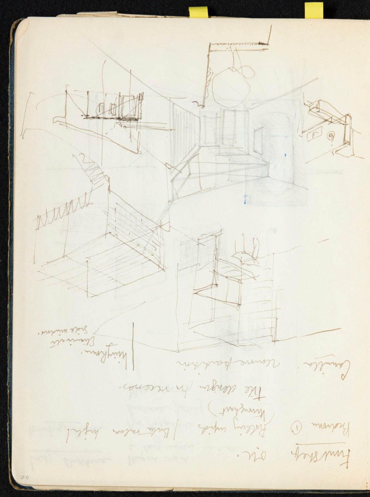 Sir Hugh Casson PRA, Britannia and Glyndebourne sketchbook