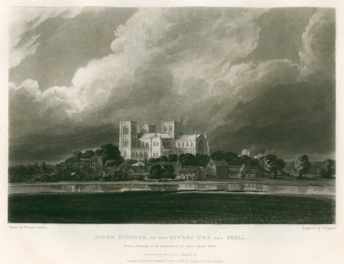 Thomas Girtin, Ripon Minster on the Rivers Ure and Skell