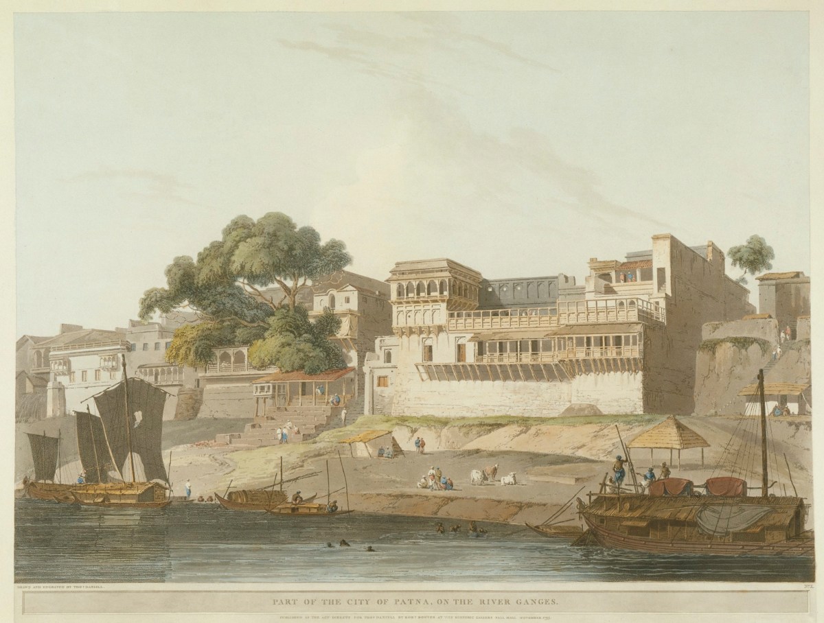 Part Of The City Of Patna On The River Ganges Works Of Art Ra