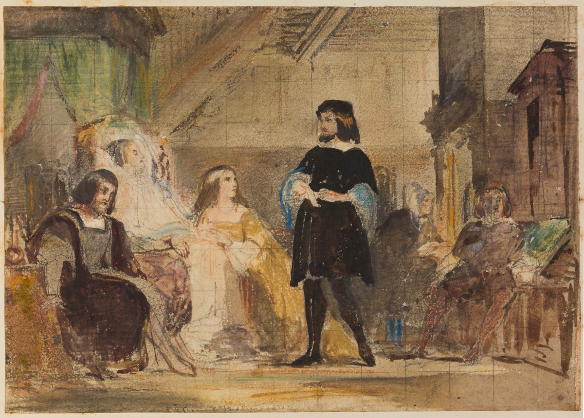 Colour Study For An Historical Composition Possibly The Deserted
