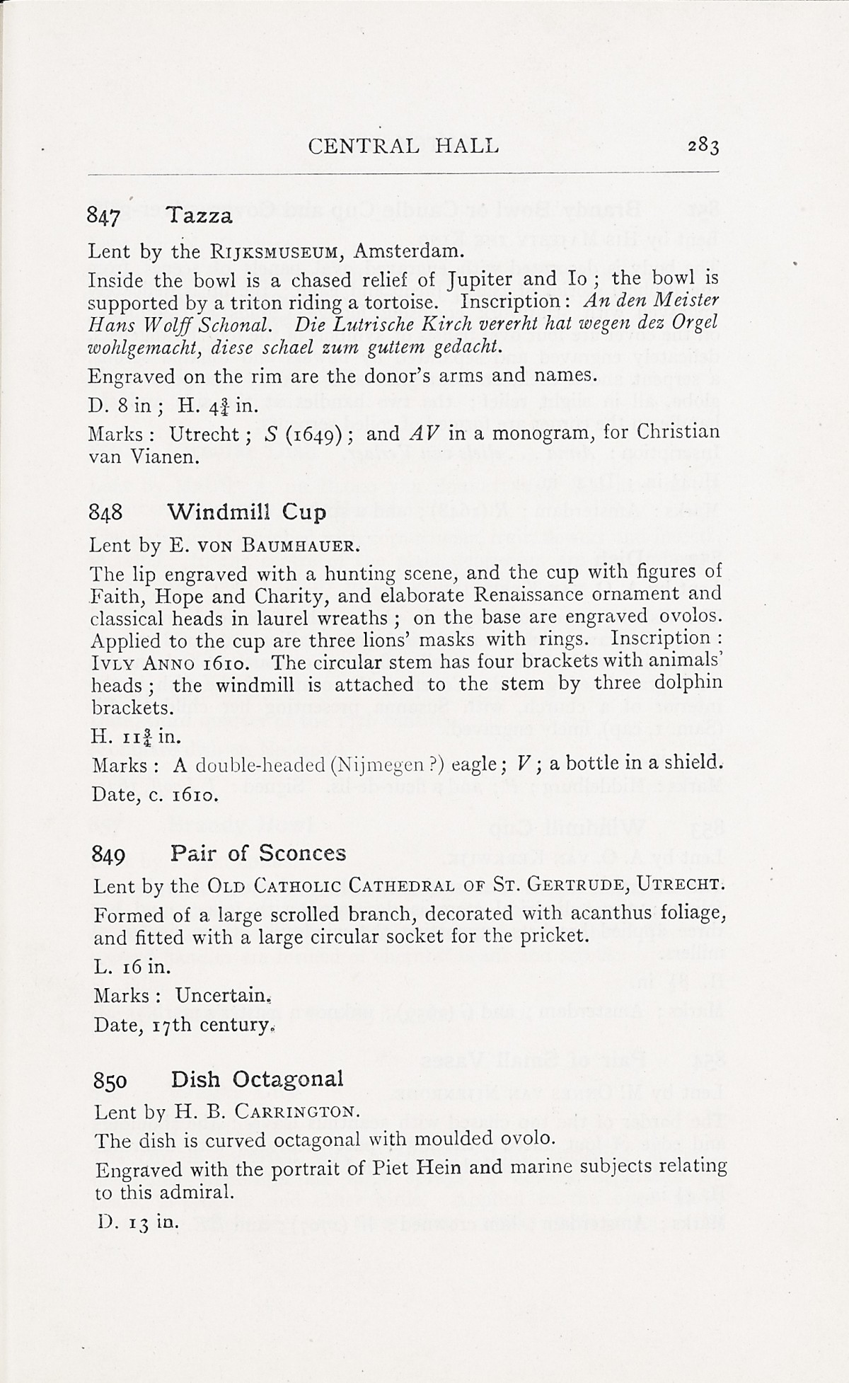 Page 287 of 1929 - Exhibition of Dutch Art 1450-1900