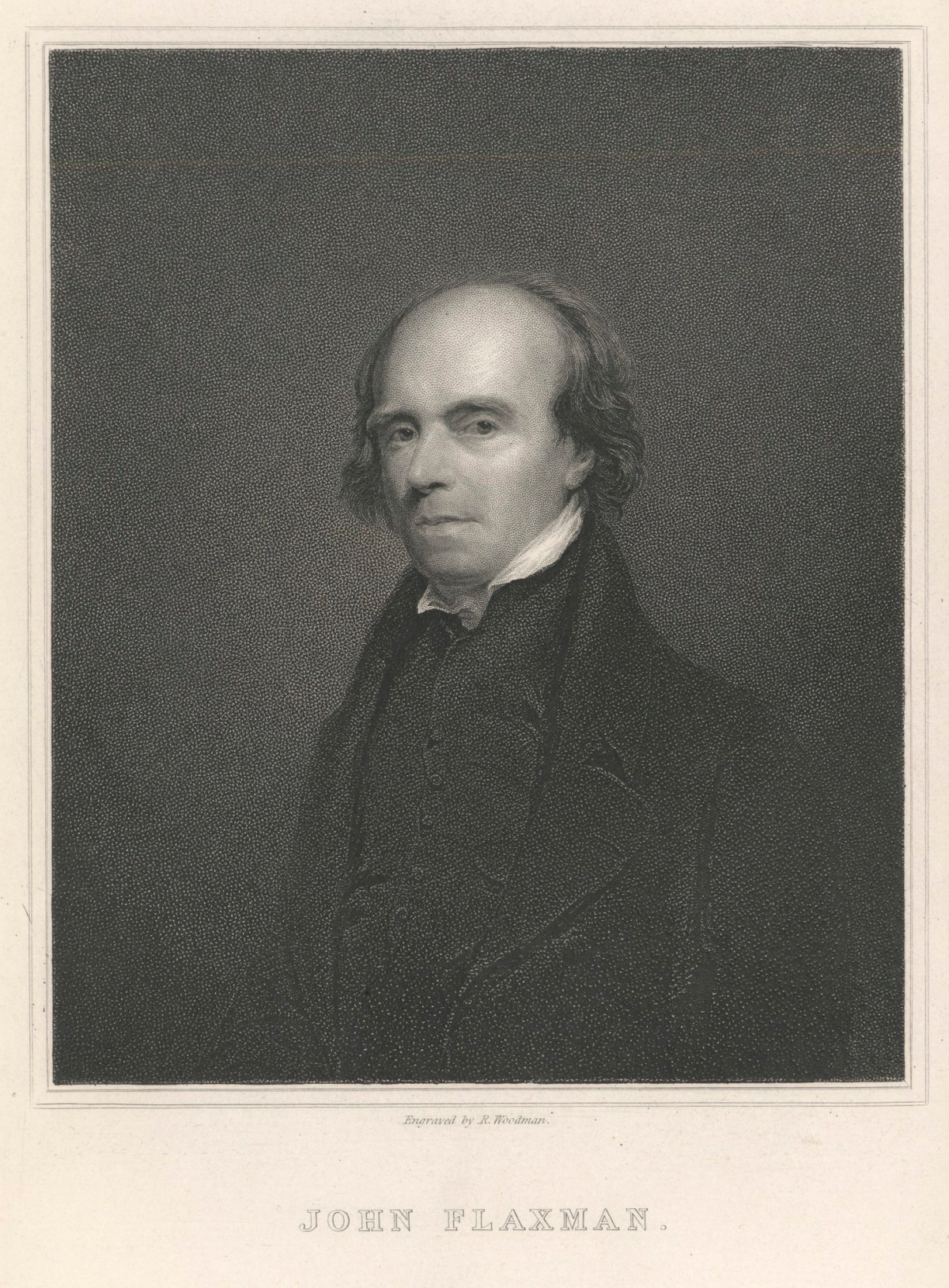 John Jackson RA, Portrait of John Flaxman RA