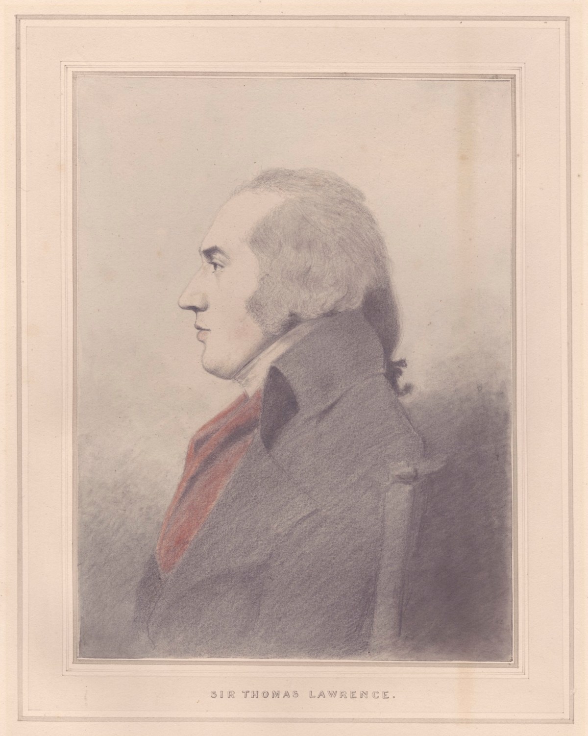 George Dance RA, Portrait of Sir Thomas Lawrence, P.R.A.