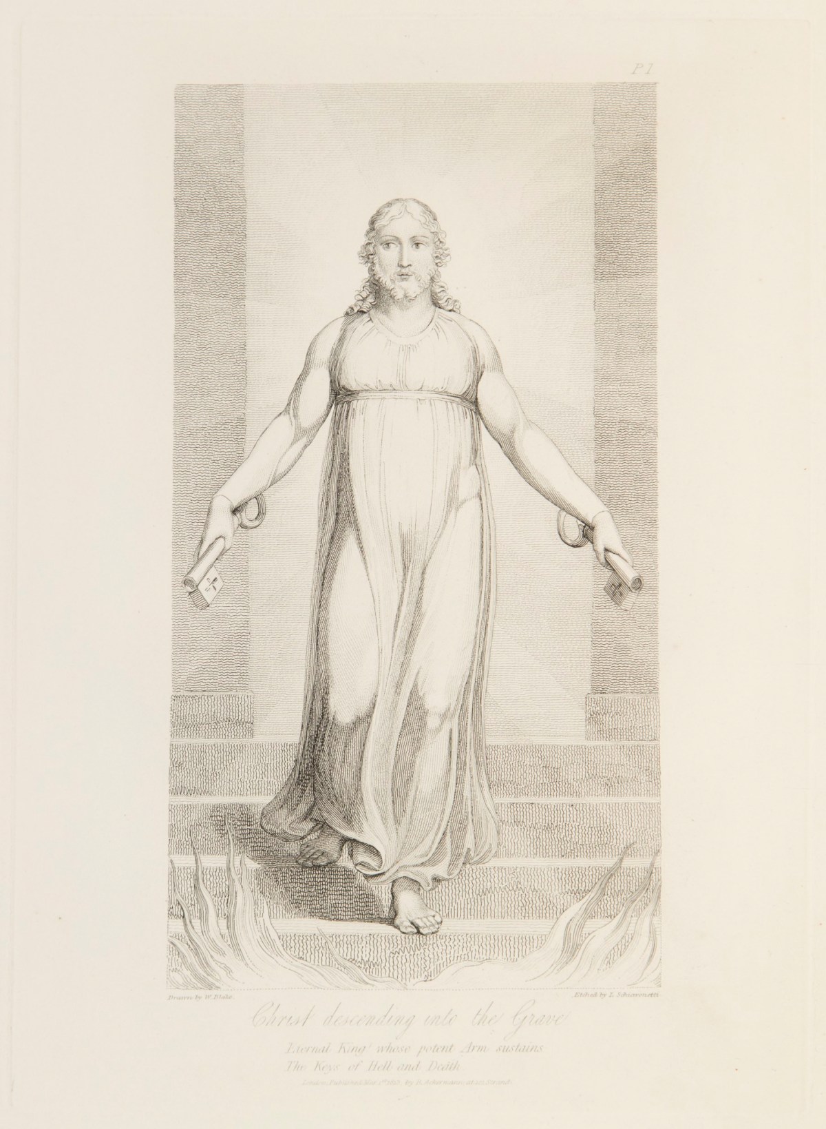 William Blake, Christ descending into the Grave
