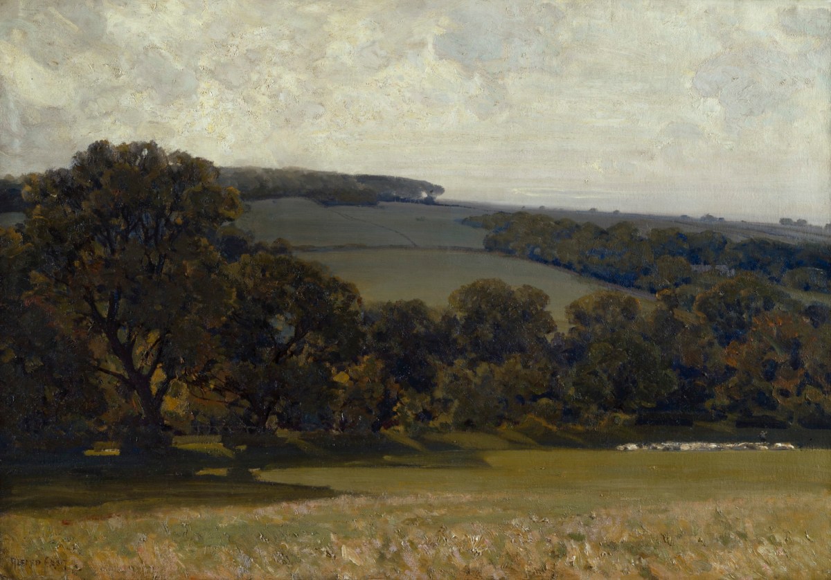 Sir Alfred East RA, Evening in the Cotswolds