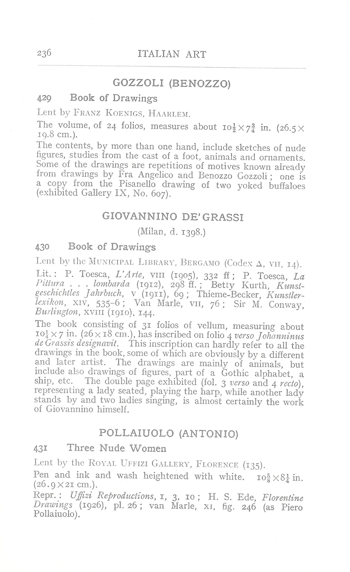 Page 240 of 1930 - Exhibition of Italian Art 1200-1900