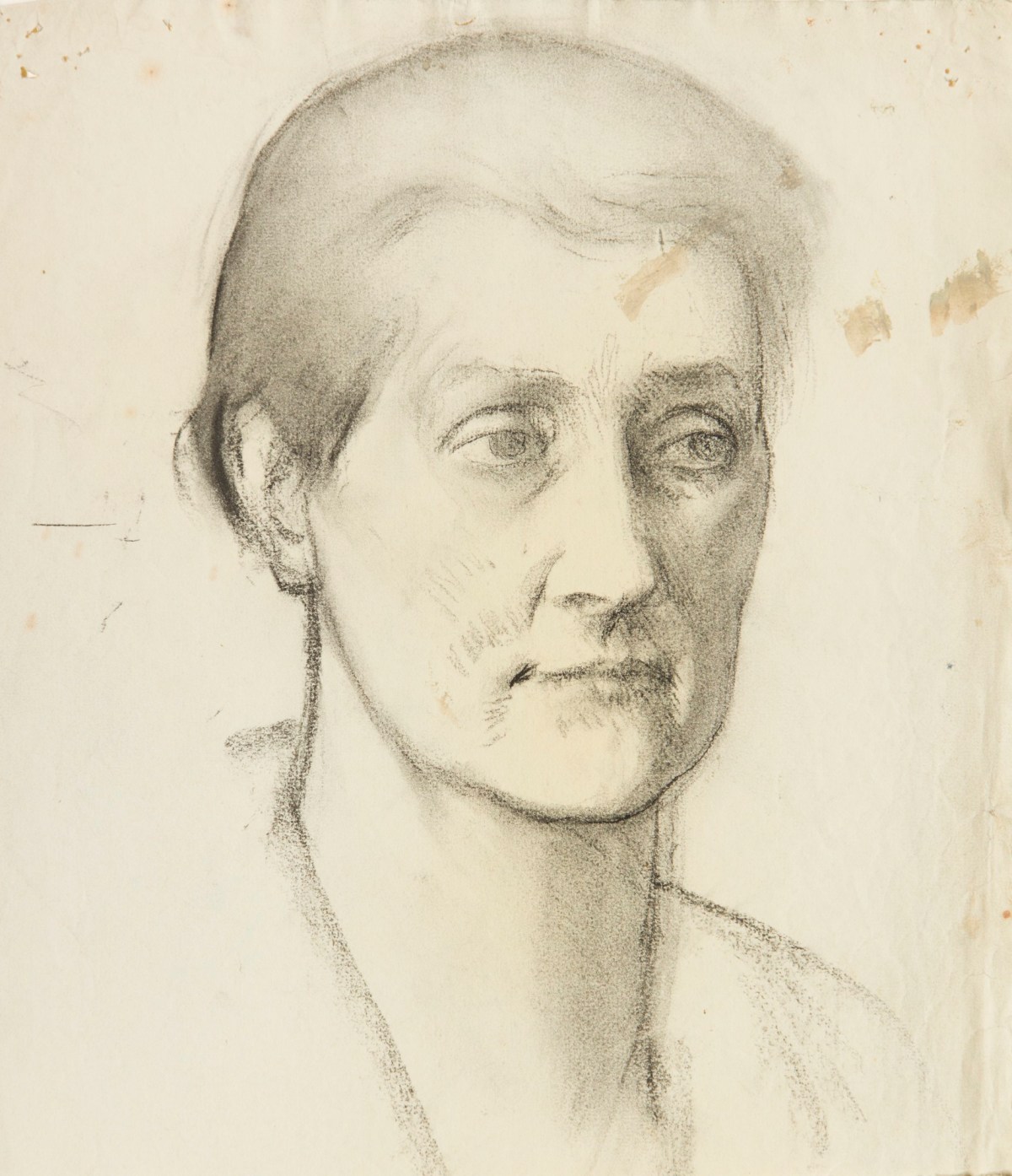 Sir George Clausen RA, Study of the head of an old lady ('Lady Cromer')
