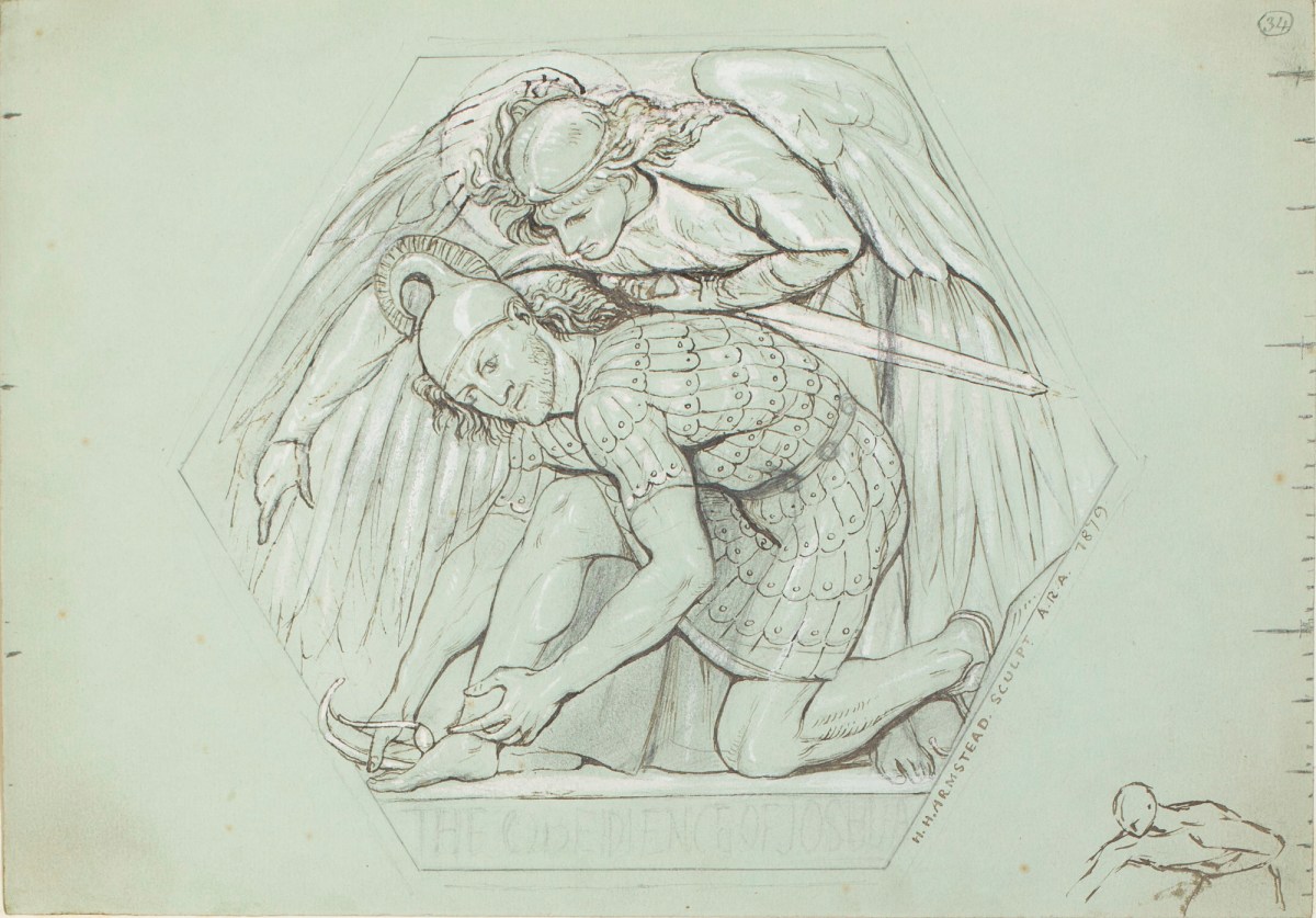 Henry Hugh Armstead RA, Design for 'The Obedience of Joshua' for the "Guards Chapel" reliefs