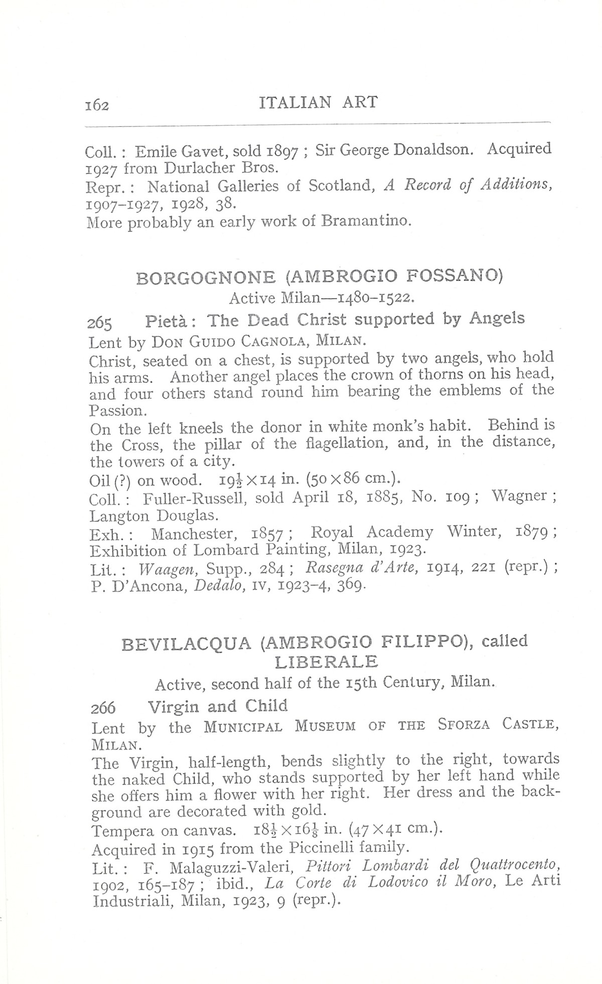Page 166 of 1930 - Exhibition of Italian Art 1200-1900