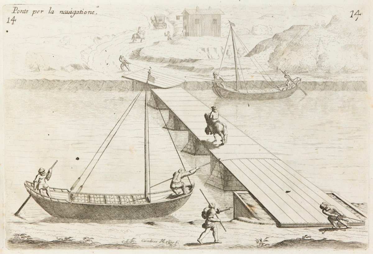 Cornelis Jansz Mejjer, Bridge with removable sections for the passage of boats