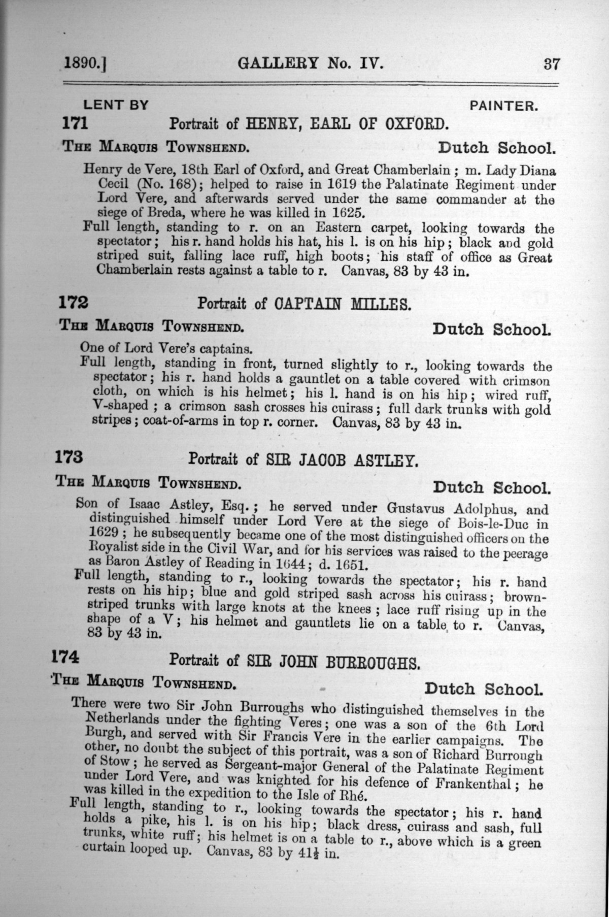 Page 37 of 1890 - Old Masters, deceased masters of the British School, drawings & models by Alfred Stevens