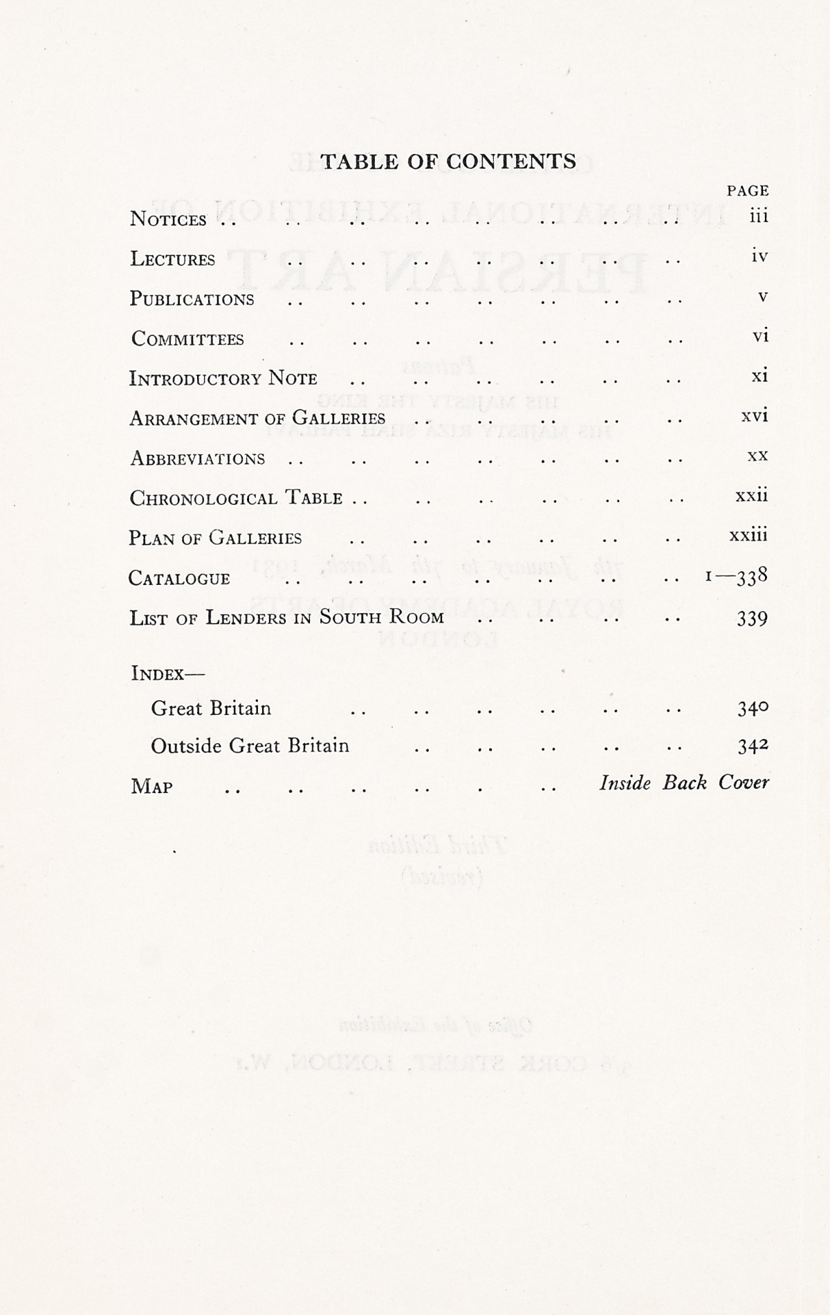 Page 6 of 1931 - International Exhibition of Persian Art