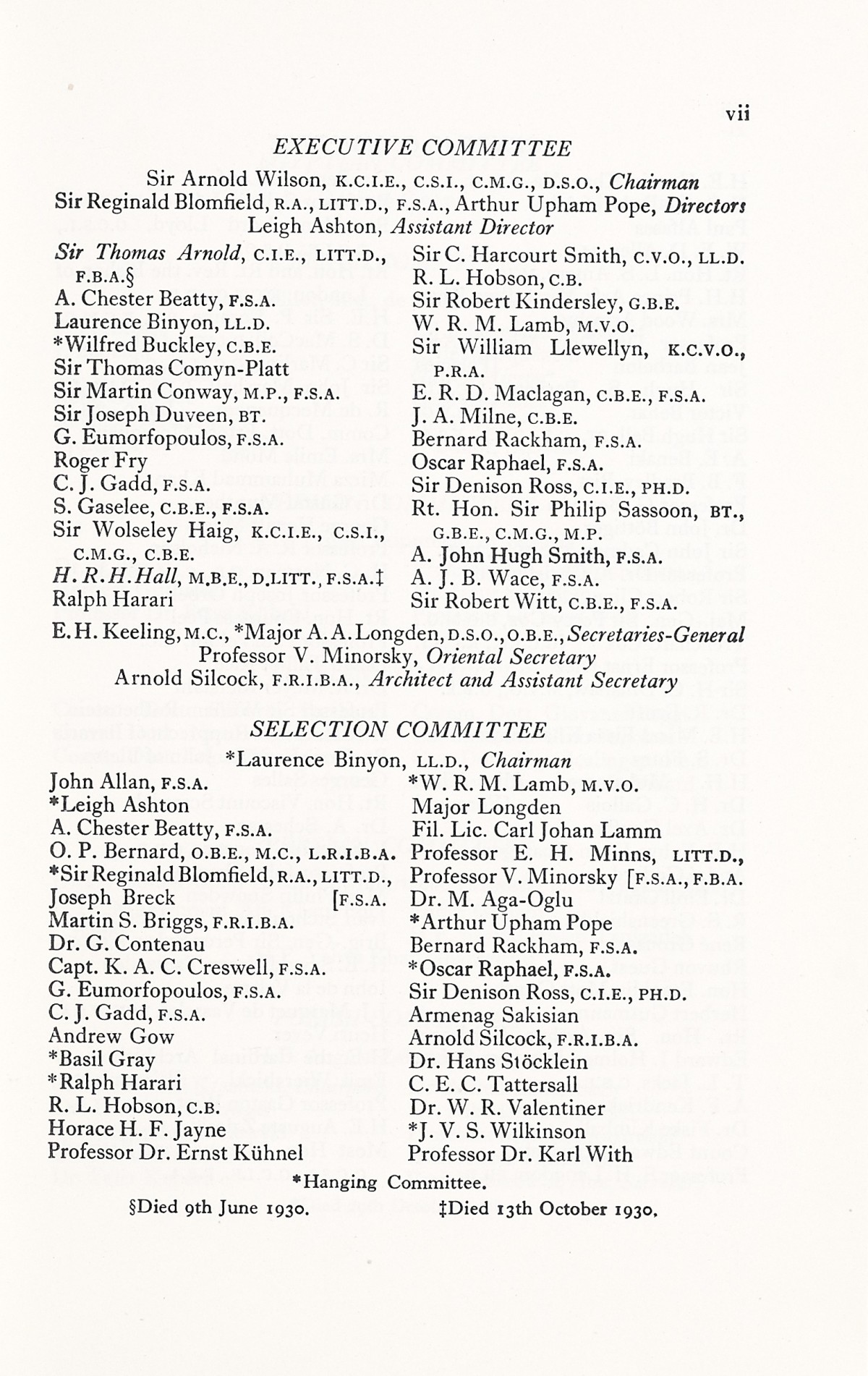 Page 11 of 1931 - International Exhibition of Persian Art