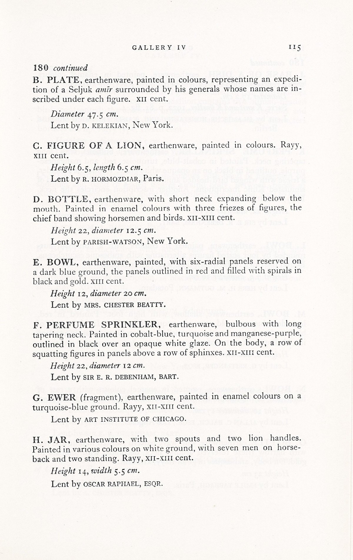 Page 143 of 1931 - International Exhibition of Persian Art