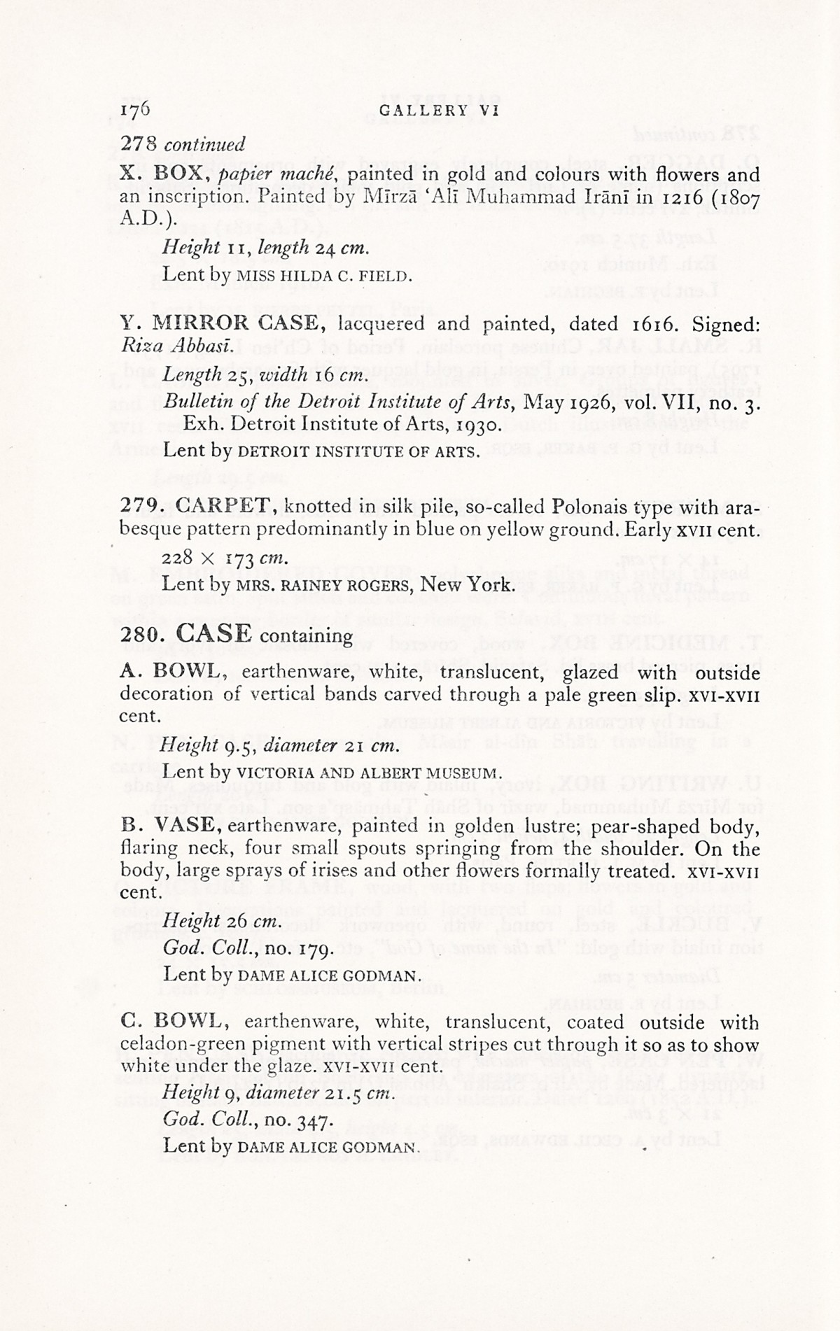 Page 204 of 1931 - International Exhibition of Persian Art