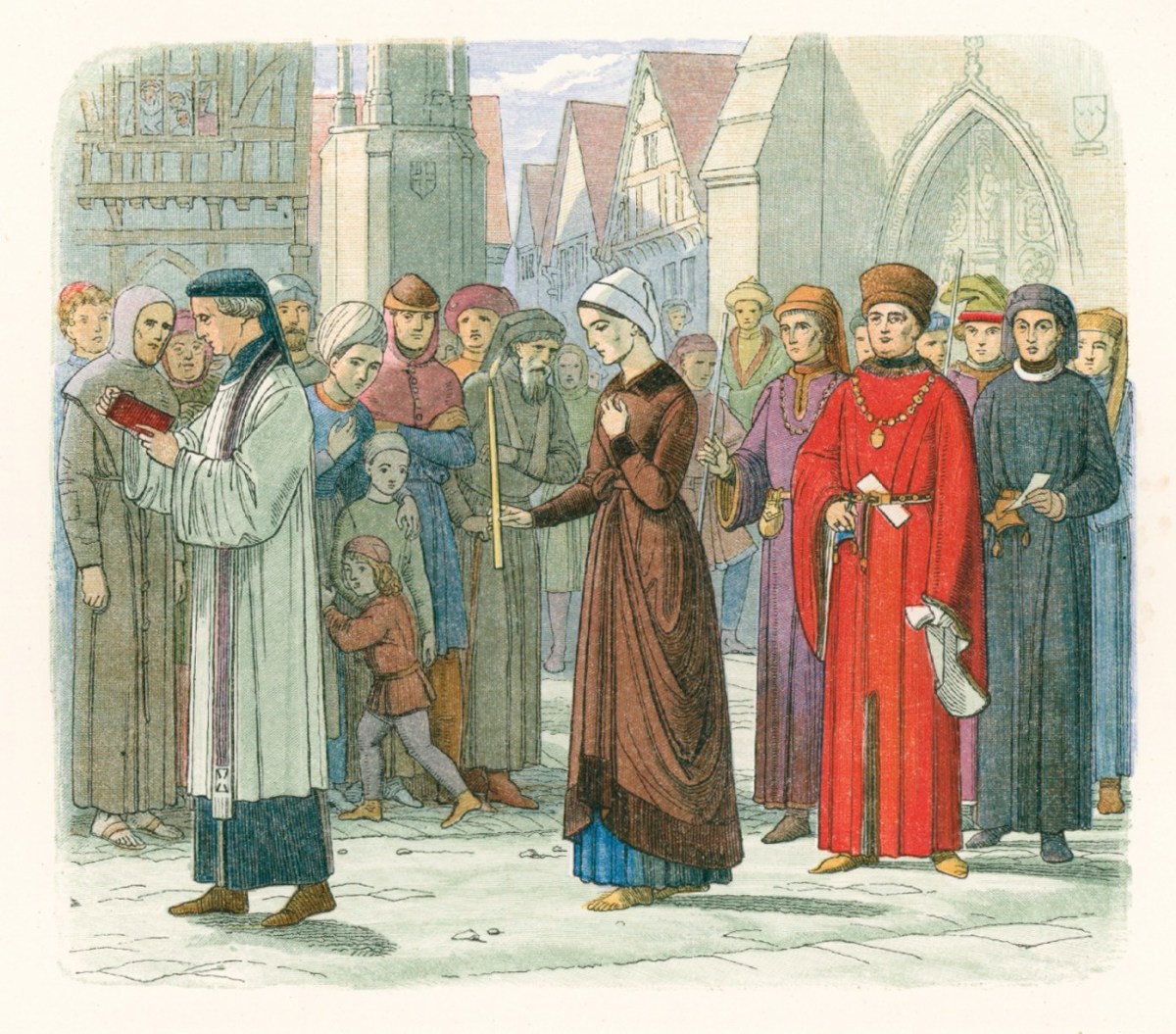 James E. Doyle, The Duchess of Gloucester does penance