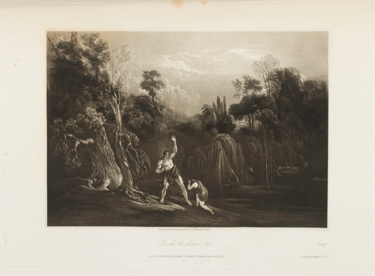John Martin, Adam berates Eve