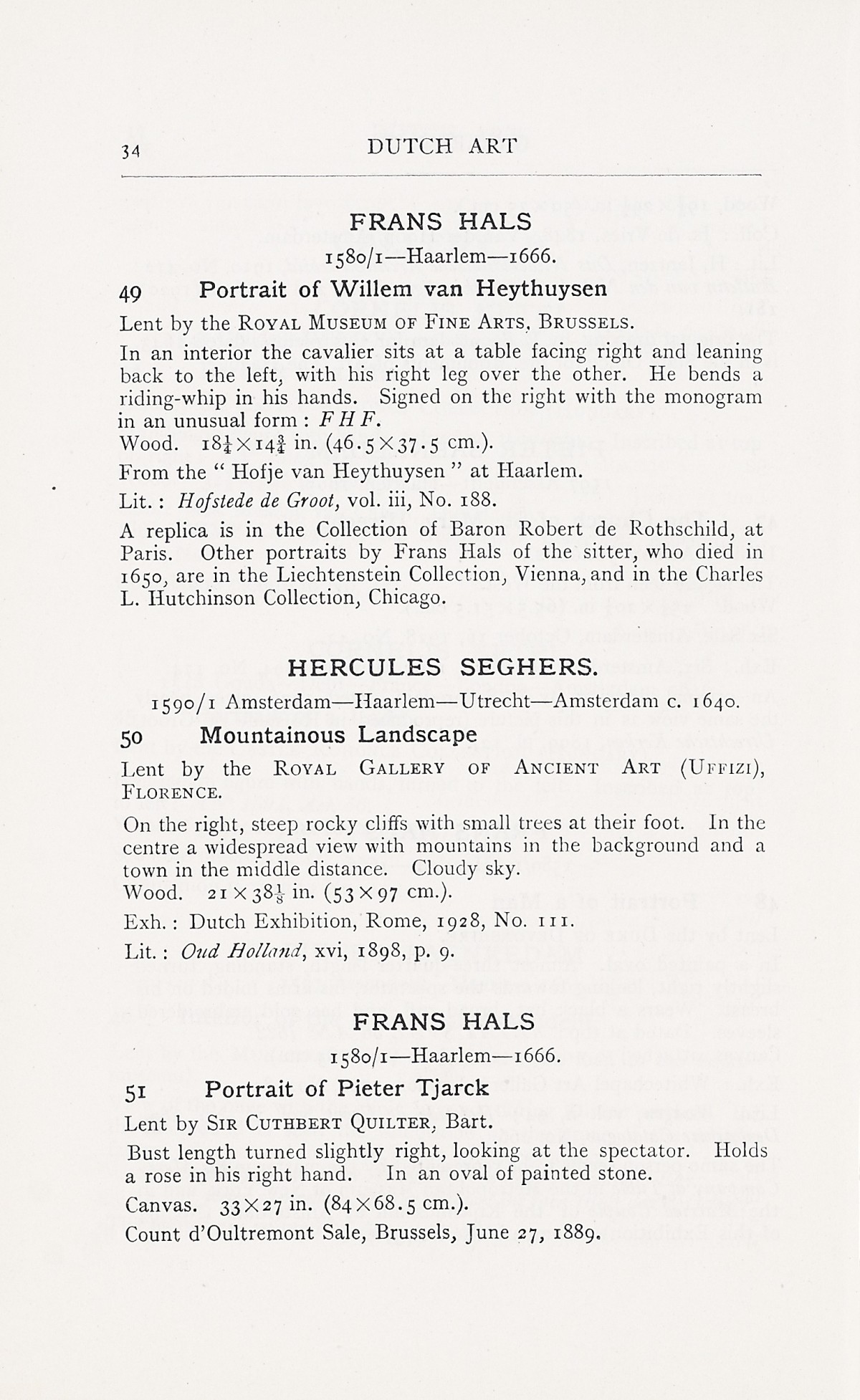 Page 38 of 1929 - Exhibition of Dutch Art 1450-1900