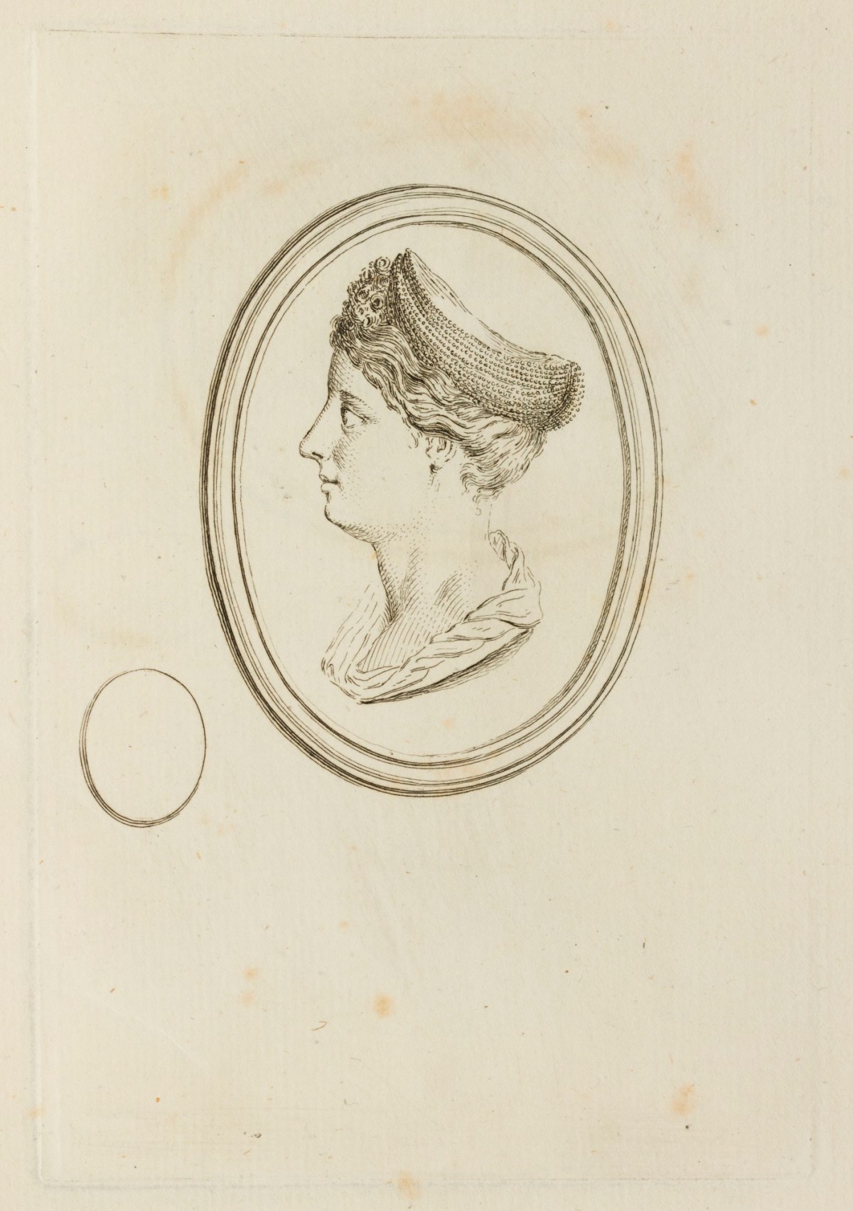 Claude Du Bosc, Female head in profile