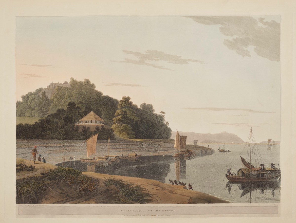 Thomas Daniell RA, Siccra Gulley On The Ganges