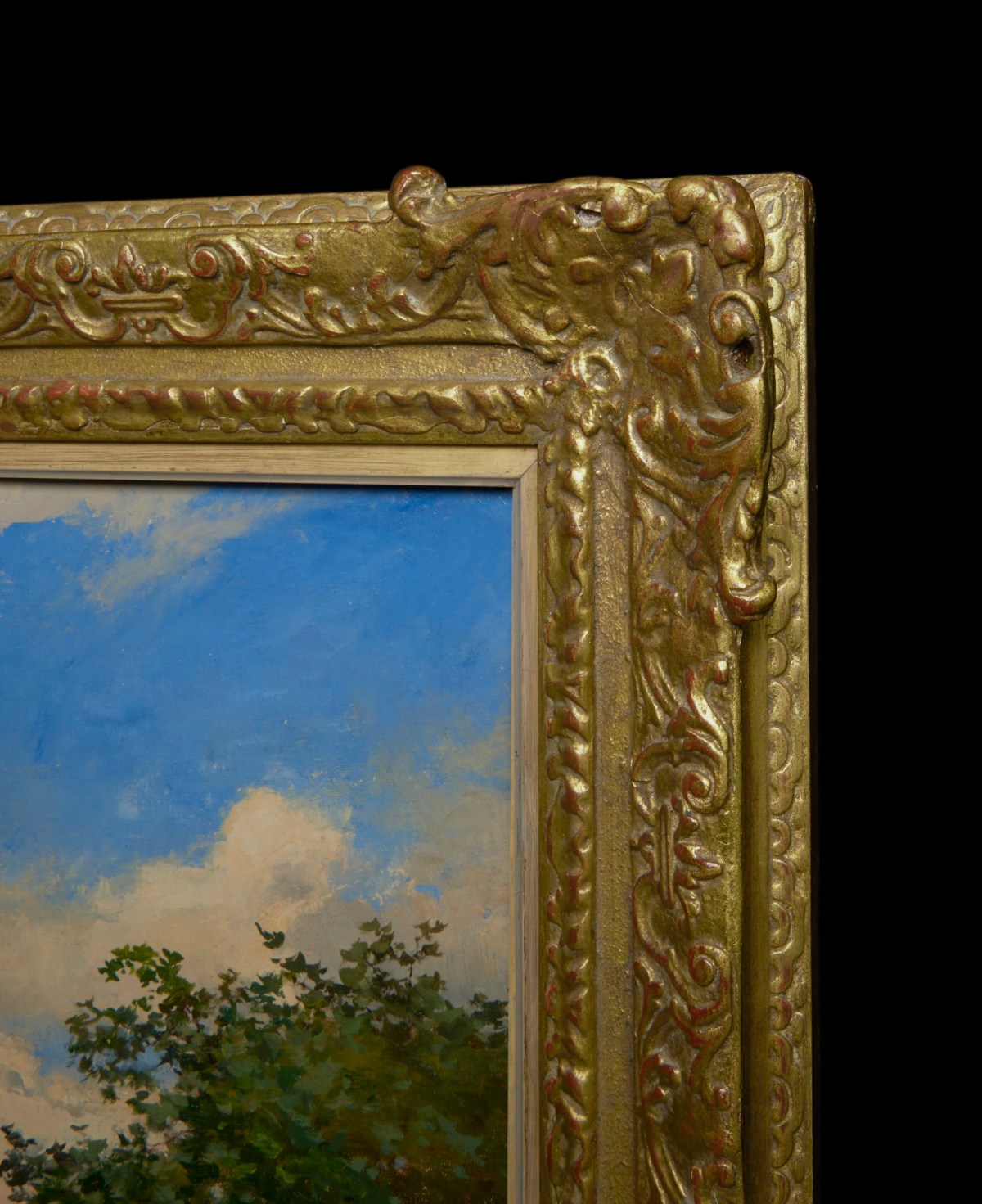 Unknown, Frame for Alfred Parsons RA 'Orange Lilies, Broadway, Worcestershire'