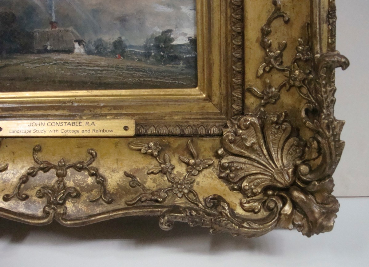 Unknown, Frame for John Constable RA 'Landscape Study: Cottage and Rainbow'