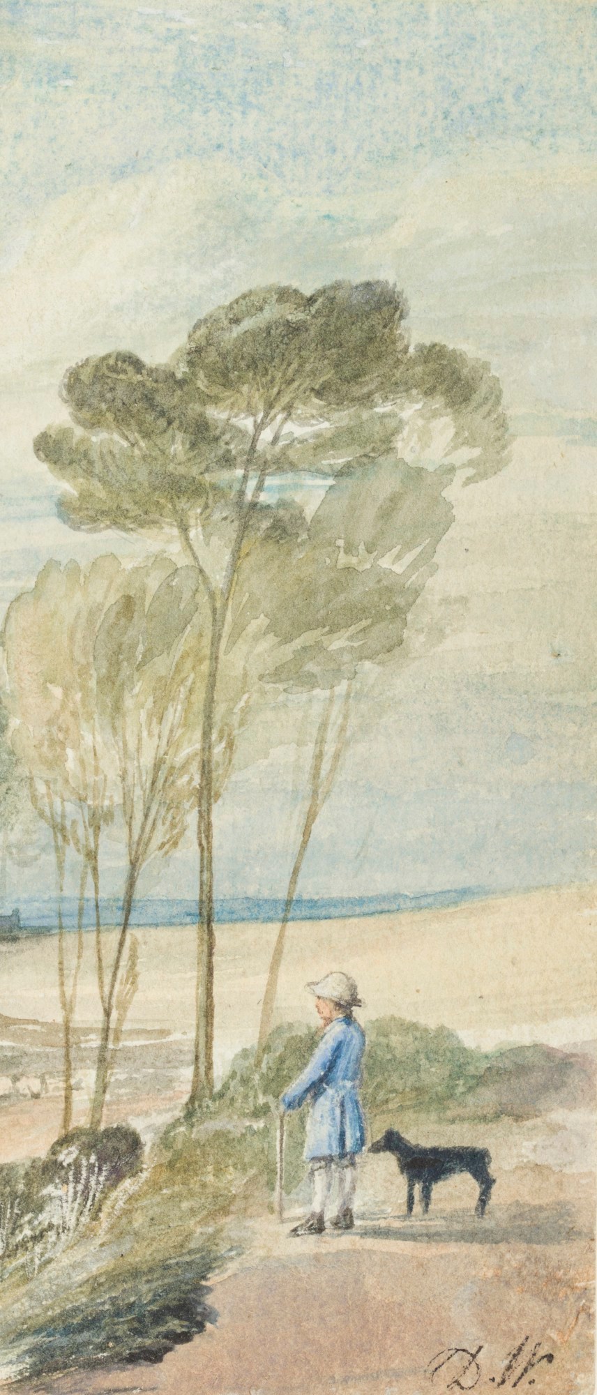 Sir David Wilkie RA, Study for part of 'Sheepwashing'