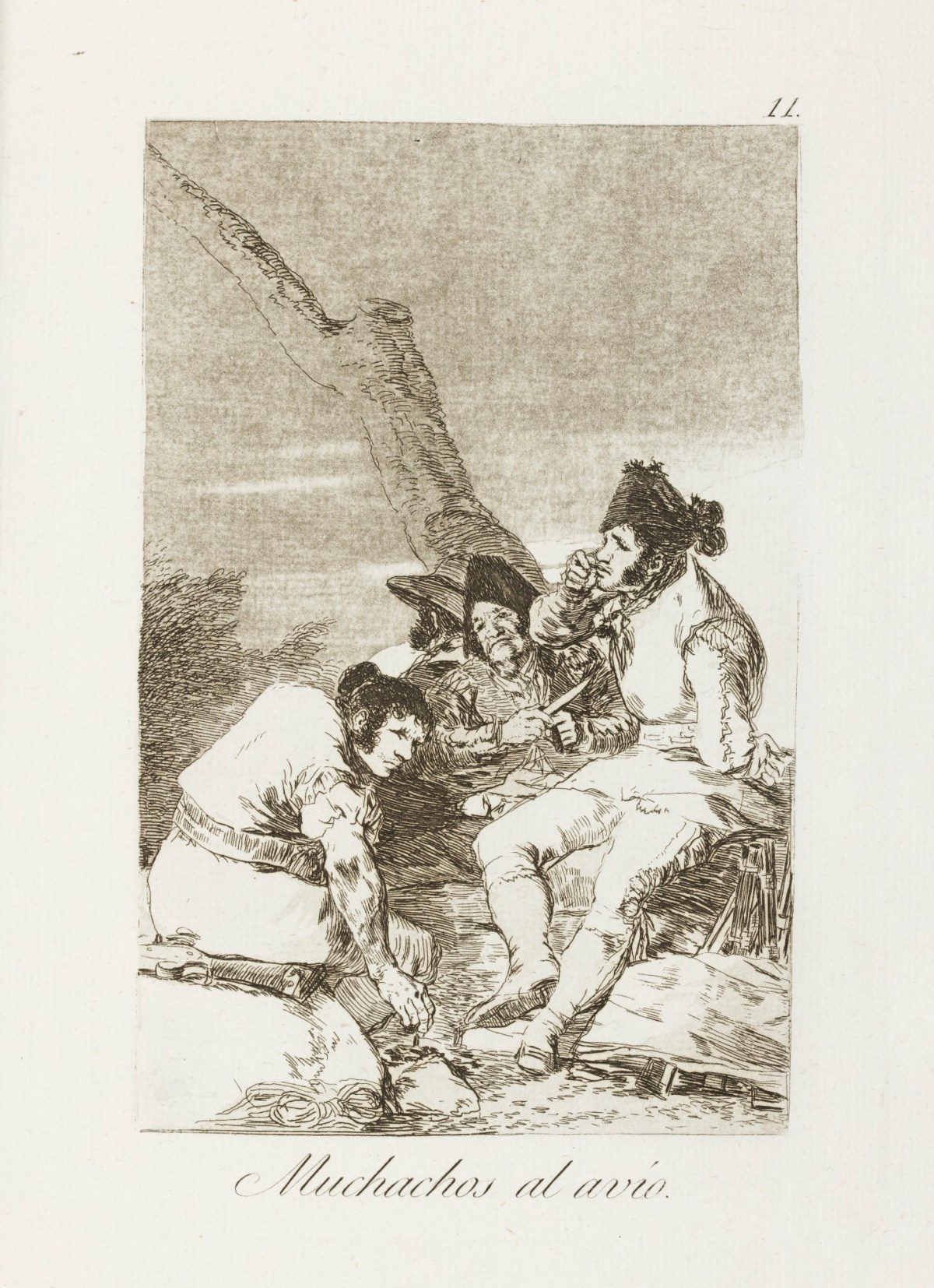 Francisco Goya, 'Muchachos al avío.'