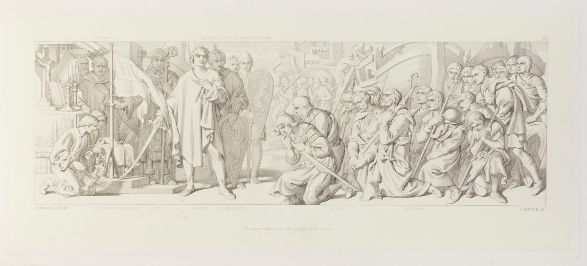 Daniel Maclise RA, Homage rendered to the consecrated banner