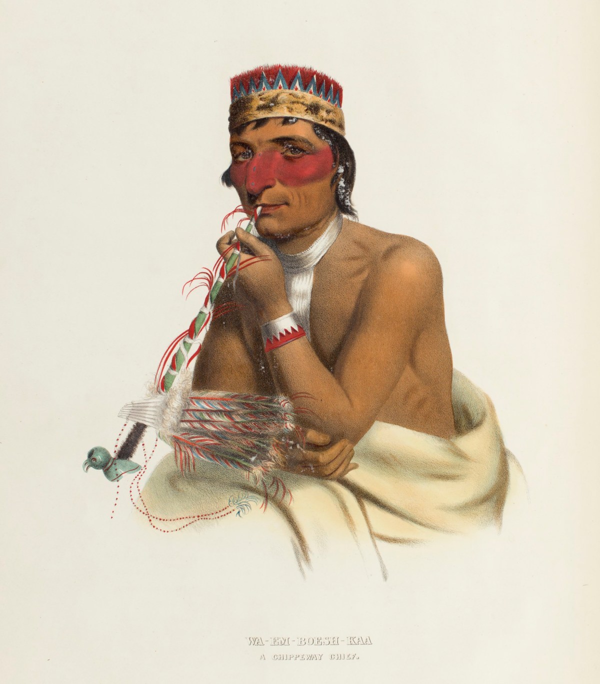 Charles Bird King, Wa-em-boesh-kaa, a Chippeway chief