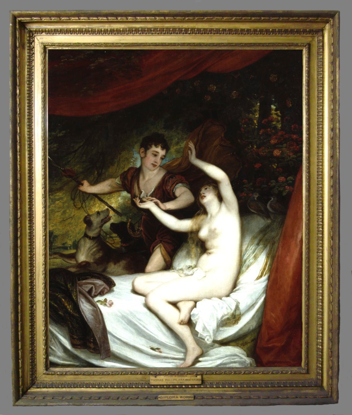 Unknown, Frame for Thomas Phillips RA 'Venus and Adonis'
