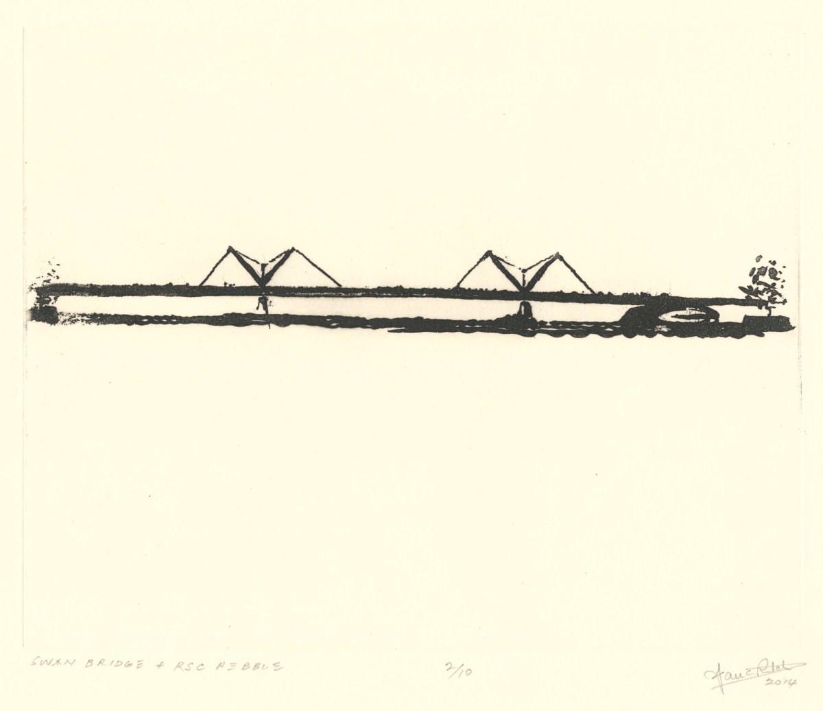 Ian Ritchie RA, Swan Bridge & RSC Pebble