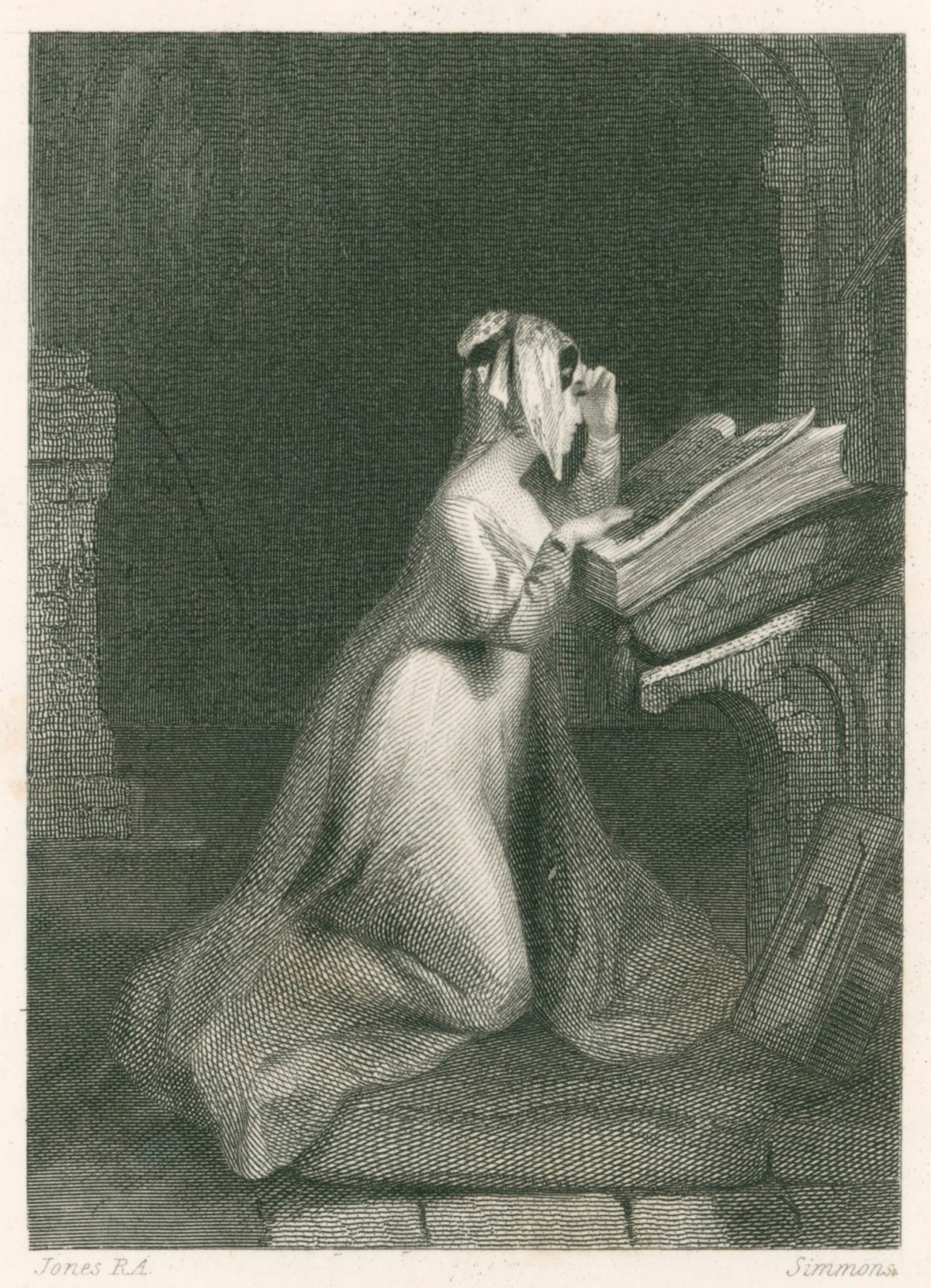 George Jones RA, The Maid at Prayer
