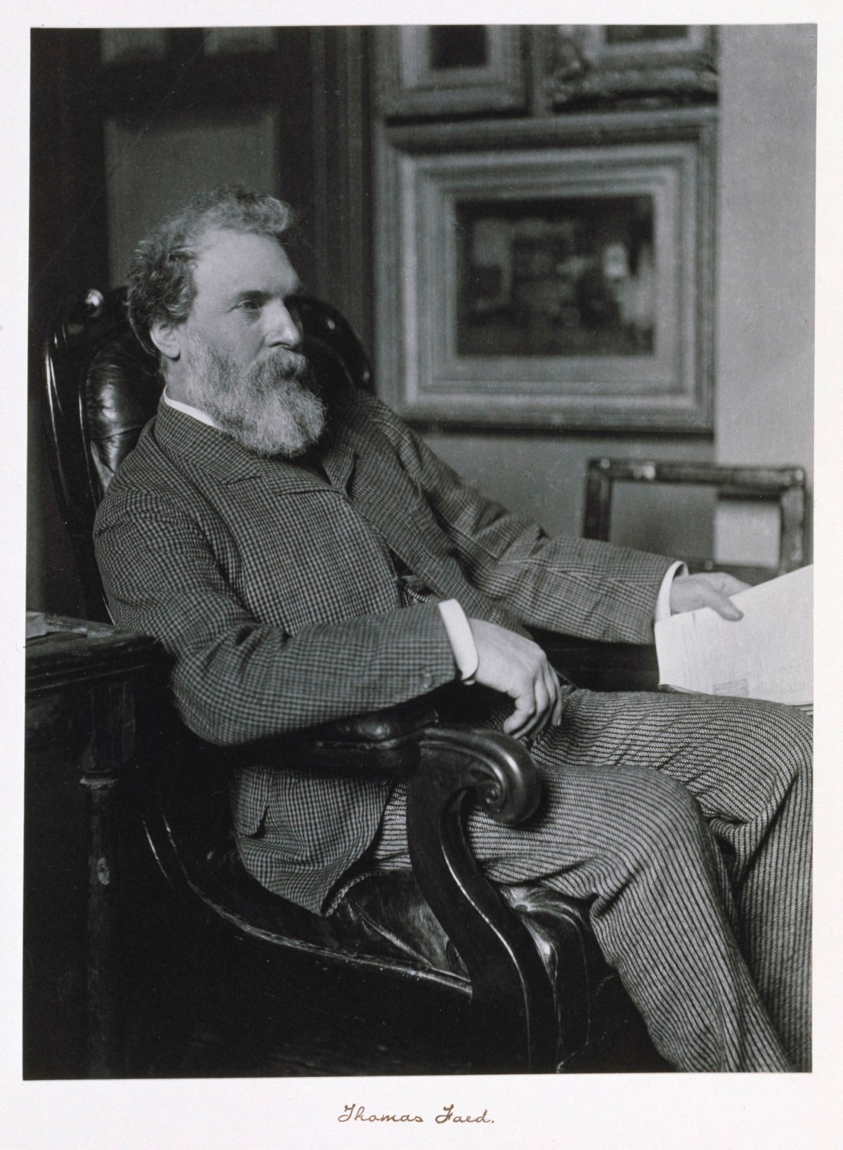 Ralph W. Robinson, Thomas Faed R.A.