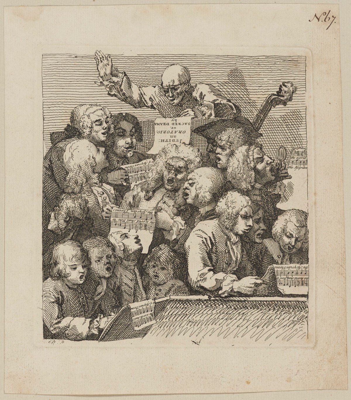 William Hogarth, A Chorus of Singers