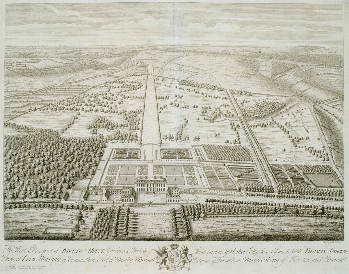 Thomas Badeslade, The West Prospect of Kiveton House