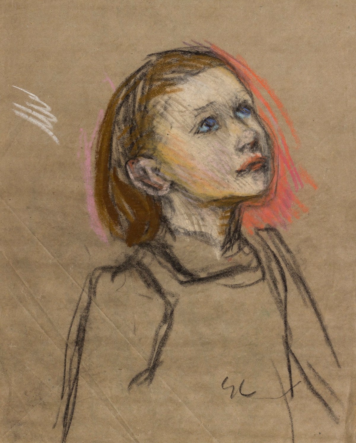 Sir George Clausen RA, Study of a girl