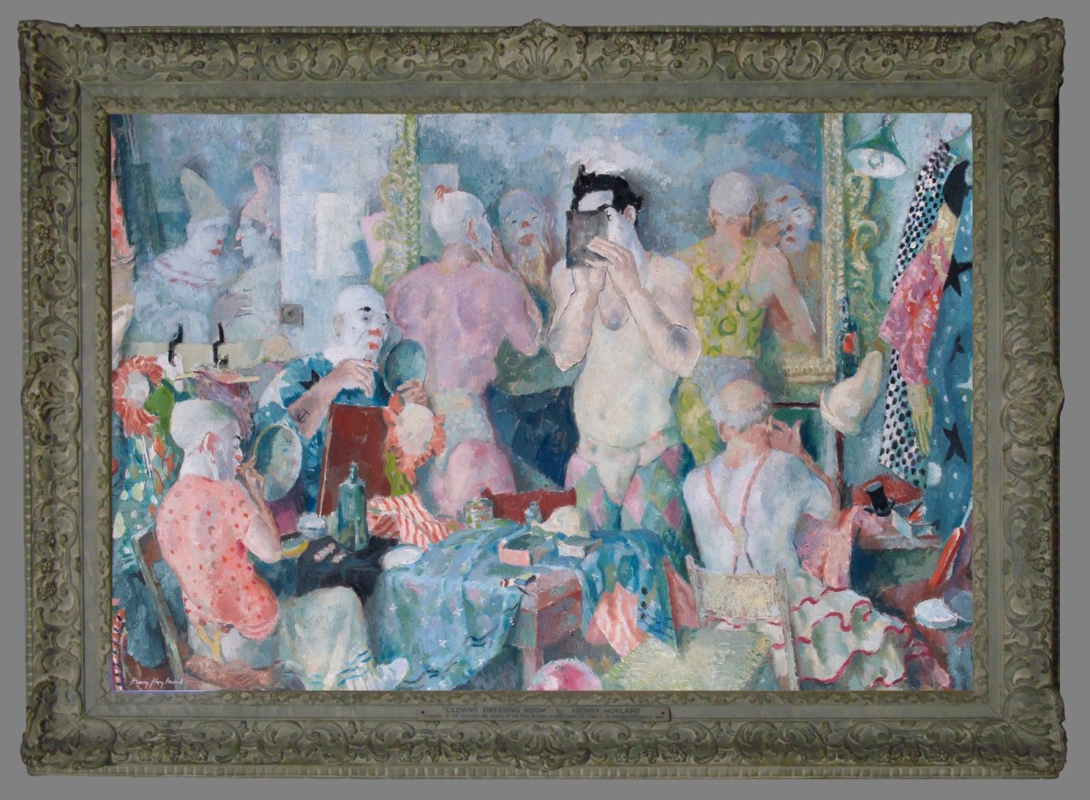 Unknown, Frame for Henry George Hoyland 'Clowns' Dressing Room'