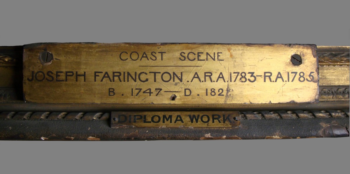 Unknown, Frame for Joseph Farington RA 'Coastal Scene'