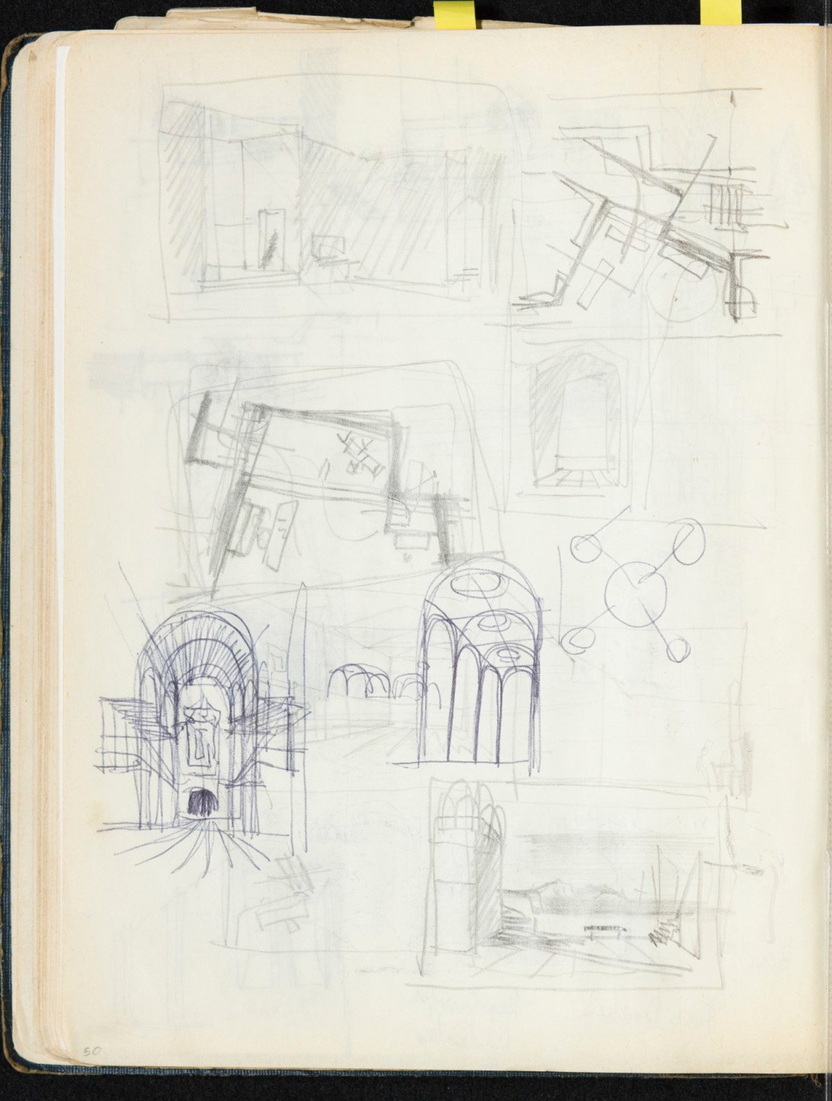 Sir Hugh Casson PRA, Britannia and Glyndebourne sketchbook