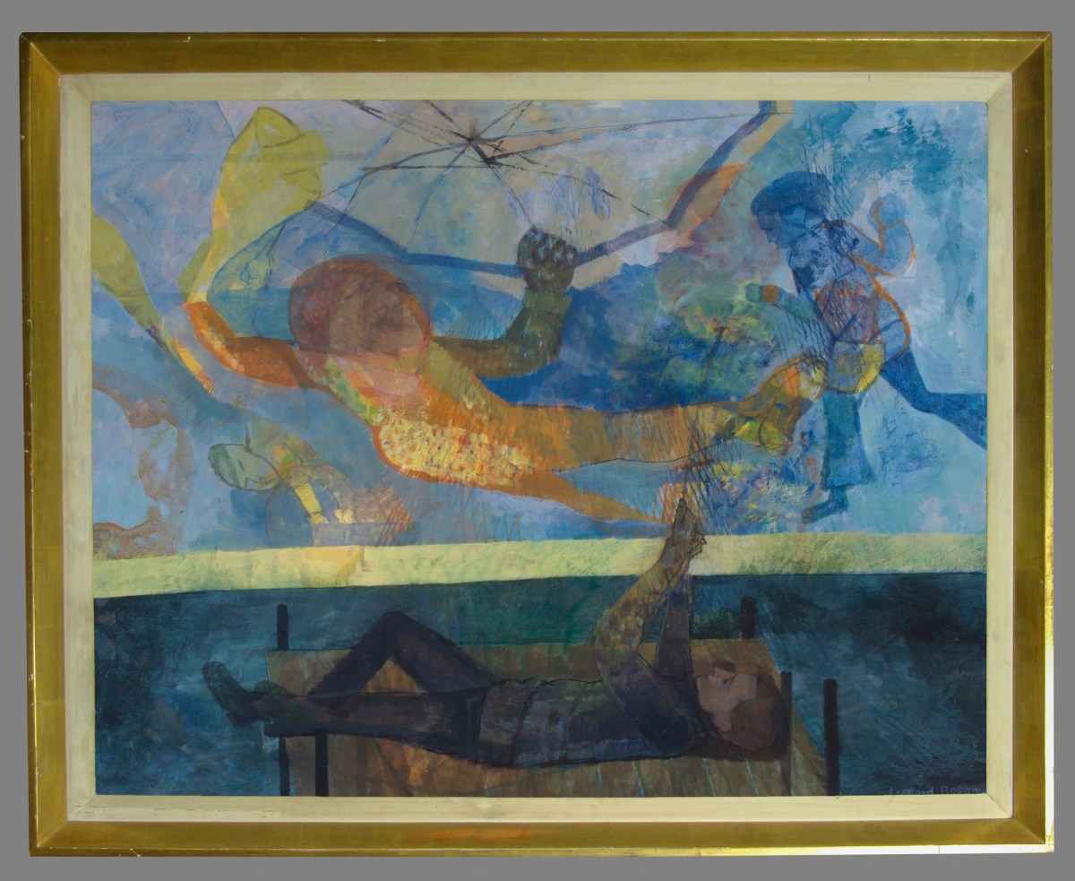 Unknown, Frame for Leonard Rosoman RA 'Portrait of the Artist painting the Ceiling'