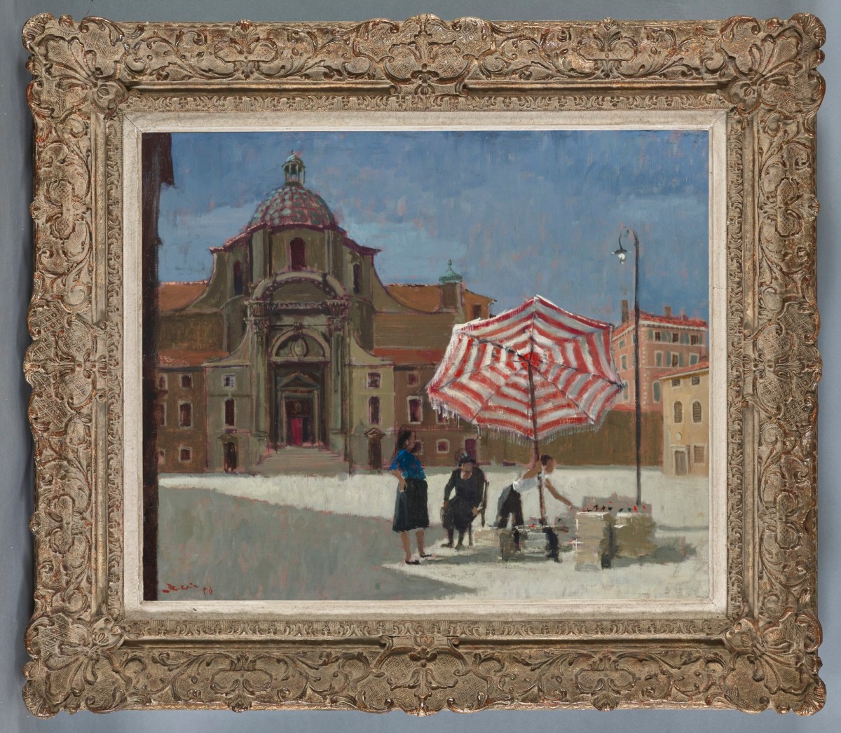 Unknown, Frame for Sir Robin Darwin RA 'Campo San Geremia, Venice'