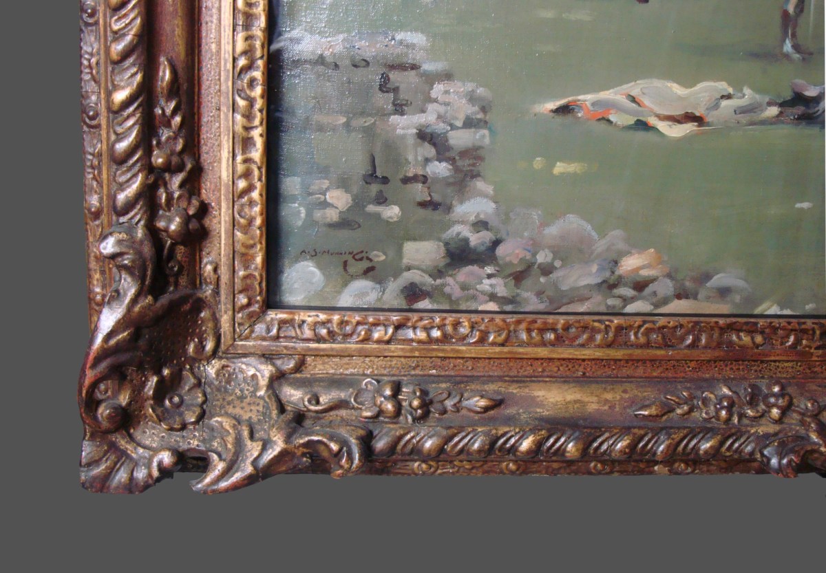Unknown, Frame for Sir Alfred Munnings PRA 'Kilkenny Horse Fair'