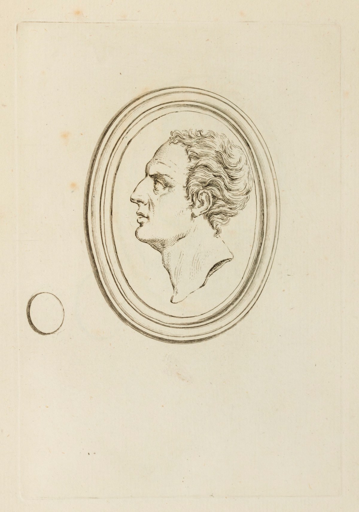 Claude Du Bosc, Profile head of a man