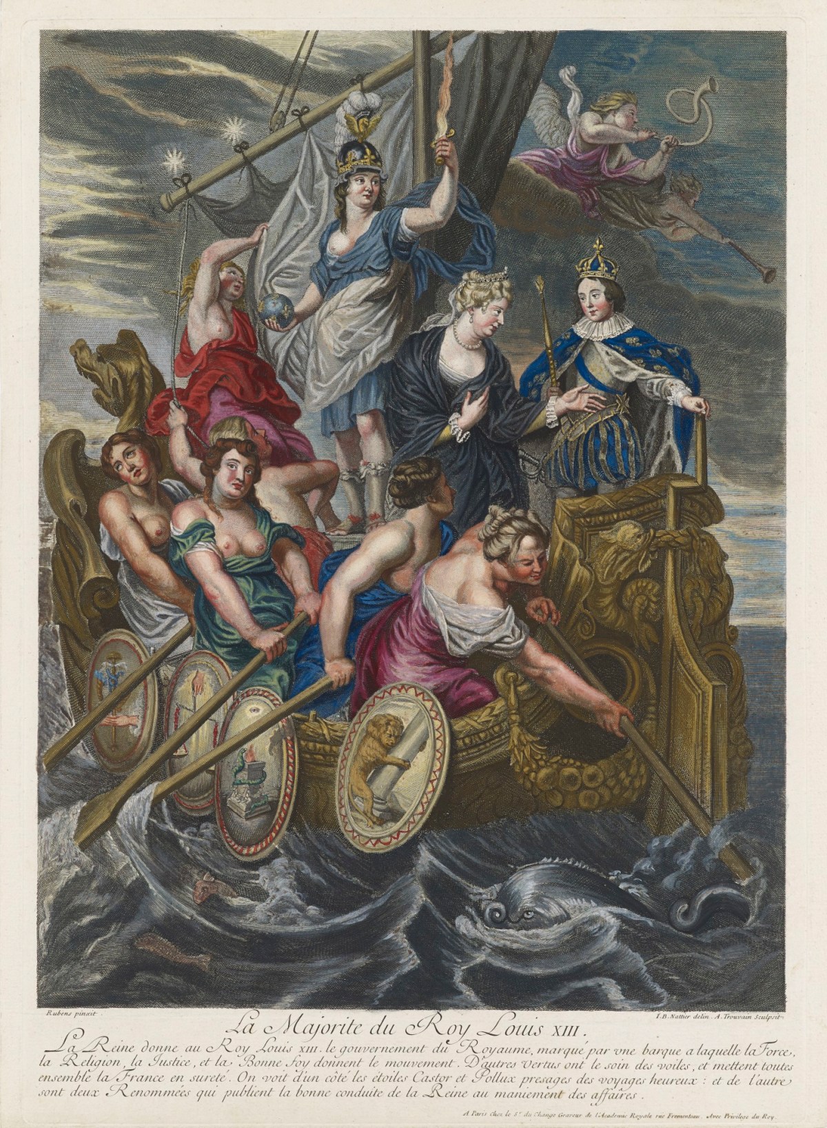 Peter Paul Rubens, La Majorité du Roy Louis XIII